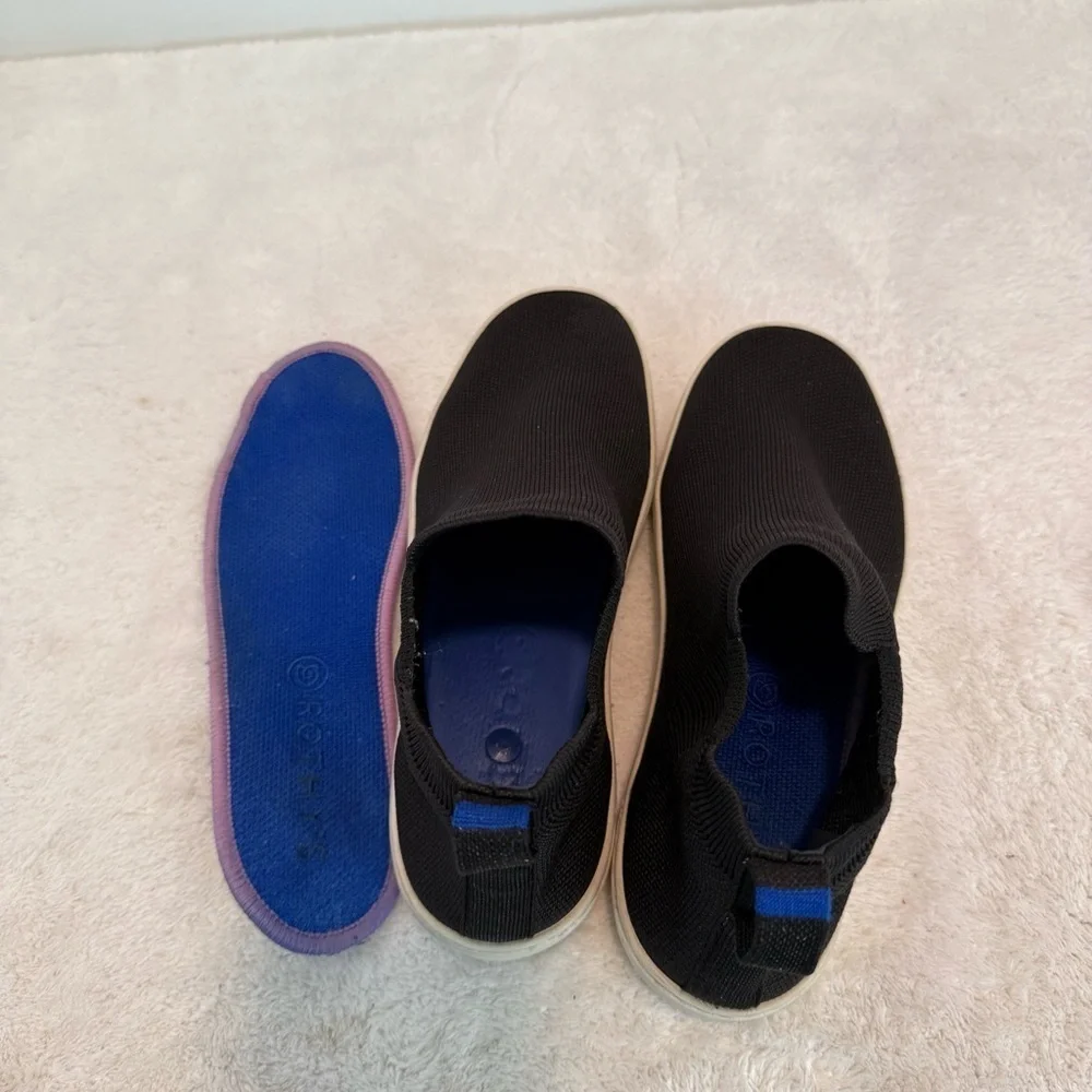 Rothy's CHELSEA Black Ankle Boot Sz M8